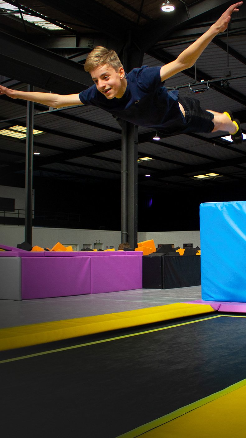 wefly parcour d'obstacle trampoline rouen